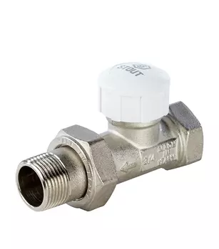 Вентиль термостатический Stout прямой 3/4"