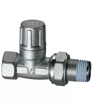 Вентиль запорный FAR прямой 1/2" внутренняя резьба