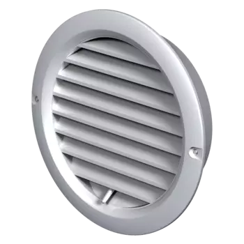 Вентс МВ 100 бВР 128 мм, Решетка вентиляционная приточно-вытяжная (белая)