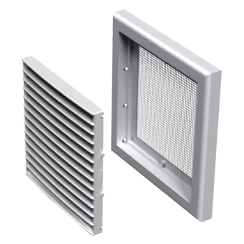 Вентс МВ 101 ВС 154х154 мм, Решетка вентиляционная приточно-вытяжная (белая)
