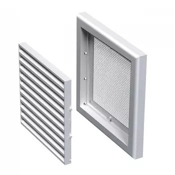 Вентс МВ 120 186х186 мм, Решетка вентиляционная приточно-вытяжная с (белая)
