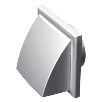 Вентс МВ 122 ВК 101х186 мм, Колпак вентиляционный приточно-вытяжной (белый)