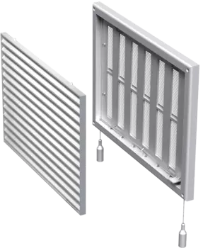 Вентс МВ 170 Рс 221х299 мм, Решетка вентиляционная приточно-вытяжная (белая)