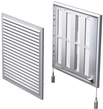 Вентс МВ 250 Рс 214х250 мм, Решетка вентиляционная приточно-вытяжная (белая)
