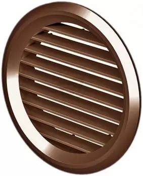 Вентс МВ 50/2 бВ 59 мм, Решетка вентиляционная приточно-вытяжная (коричневая)