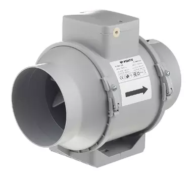 Вентс ТТ Про 125, 125 мм, Вентилятор канальный белый