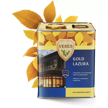 Veres Gold, 2,7 л, Антисептик махагон