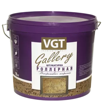 ВГТ, 18 кг, Штукатурка декоративная мелкозернистая Роллерная короед, 1-1,5 мм