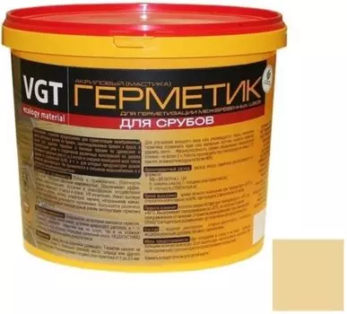 VGT, 7 кг, Герметик акриловый для срубов сосна