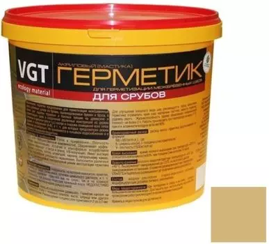 VGT, 7 кг, Герметик акриловый для срубов дуб