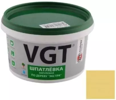 VGT Экстра сосна, 1 кг, Шпатлевка акриловая по дереву