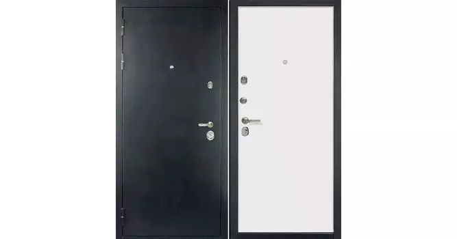 Входная дверь HauseDoors HD6 с панелью 1E магнолия сатинат profil doors 960х2050