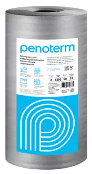 Виброшумоизоляция для междуэтажных перекрытий Penoterm НПП ЛЭ 1.3х50 м 8 мм