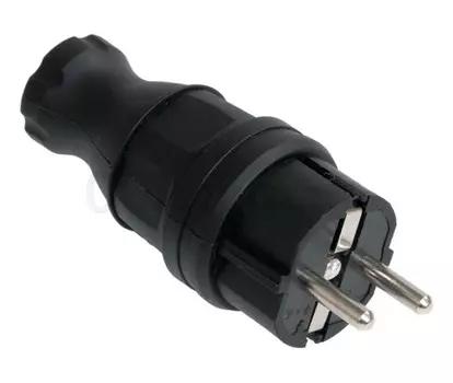 Вилка электрическая кабельная IEK ОМЕГА ВБп3-1-0м