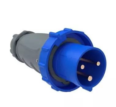 Вилка переносная IEK Magnum ССИ-033 63А-6ч/200-250В 2Р+РЕ IP67 PSN01-063-3