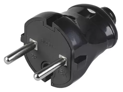 Вилка разборная прямая IEK ВПп20-02-Ст