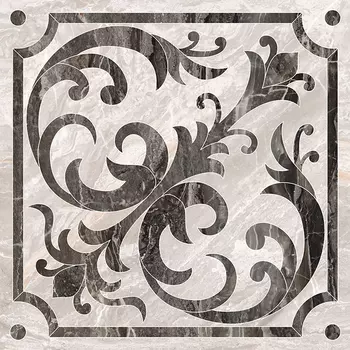 Vitra Bergamo K946629LPR Геометрический Теплая гамма декор, 60x60, Микс