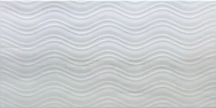 Декор для плитки Vitra Blast K080645 рельефный белый 30х60 см