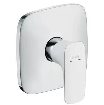 Внешняя часть смесителя для душа Hansgrohe PuraVida Highflow 15677400 белый/хром