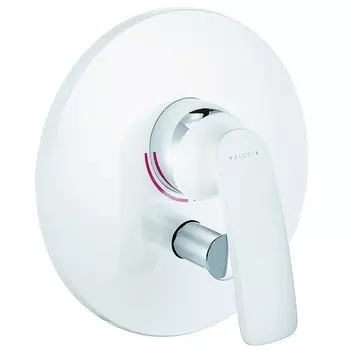 Внешняя часть смесителя для ванны Kludi Balance белый/хром