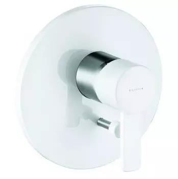 Внешняя часть смесителя для ванны Kludi Zenta 386509175 белый/хром