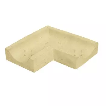 Водоотвод из искусственного камня White Hills Тиволи С955-11 угловой бежевый