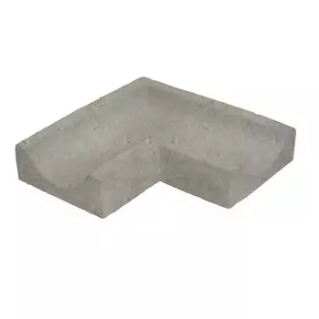 Водоотвод из искусственного камня White Hills Тиволи С955-81 угловой серый