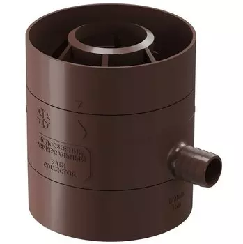 Водосборник ПВХ Docke RAL 8019 шоколад D80-110 мм