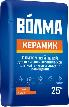 Волма Керамик, 25 кг, Клей для плитки