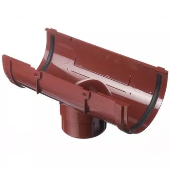 Воронка желоба Docke ПВХ D120/85 мм RAL 3009 Гранат