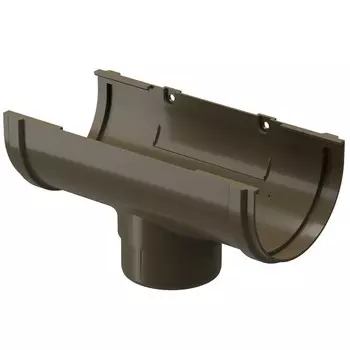 Воронка желоба Docke ПВХ Premium D120/85 мм каштан