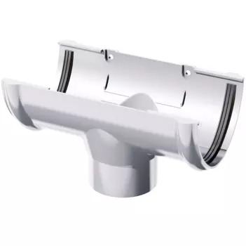 Воронка желоба Технониколь ПВХ D125/82 мм белая