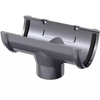 Воронка желоба Технониколь ПВХ D125/82 мм серая