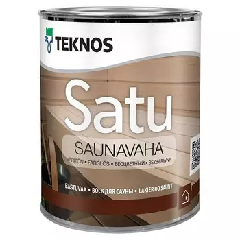 Воск Teknos Satu Saunavaha бесцветный 2.7 л