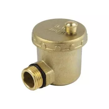 Воздухоотводчик автоматический латунь 5004 Ду 15 Ру10 G1/2" НР угл Aquasfera 5004-01 .