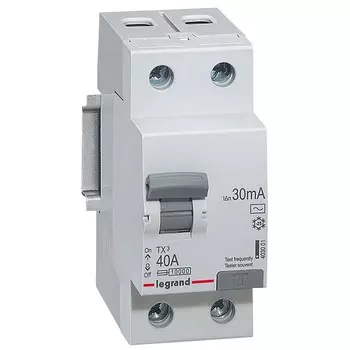 Выключатель дифференциального тока LeGrand Tх3 403001 2P AC 40А 30мА