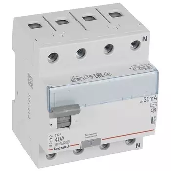 Выключатель дифференциального тока LeGrand Tх3 403009 4P AC 40А 30мА