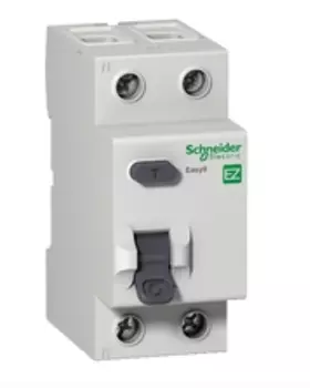 Выключатель дифференциальный Easy 9 2П 25А 10мА