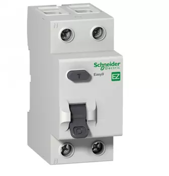 Выключатель дифференциальный Easy 9 2П 63А 30мА