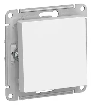 Выключатель кнопочный одноклавишный ATN000115 Schneider Electric AtlasDesign белый