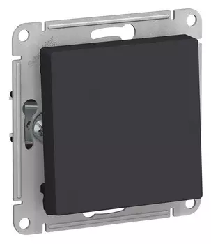 Выключатель кнопочный одноклавишный ATN001015 Schneider Electric AtlasDesign карбон