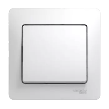 Выключатель накладной одноклавишный Schneider Electric Glossa GSL000112 белый