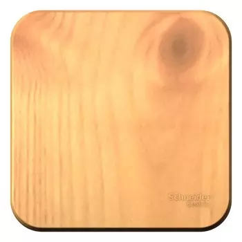 Выключатель накладной Schneider Electric Blanca BLNVA101015 одноклавишный с изолирующей пластиной ясень