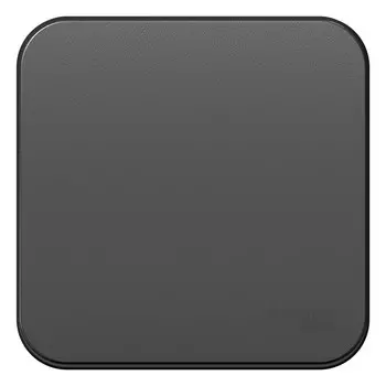 Выключатель накладной Schneider Electric Blanca BLNVA101016 одноклавишный с изолирующей пластиной антрацит