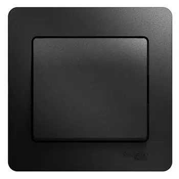 Выключатель накладной Schneider Electric Glossa GSL000712 одноклавишный антрацит