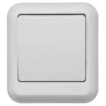 Выключатель накладной Schneider Electric Прима A16-051-B одноклавишный белый