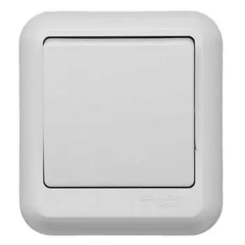 Выключатель накладной Schneider Electric Прима VA1U-112-B одноклавишный белый
