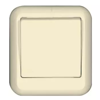 Выключатель накладной Schneider Electric Прима VA1U-112-S одноклавишный слоновая кость