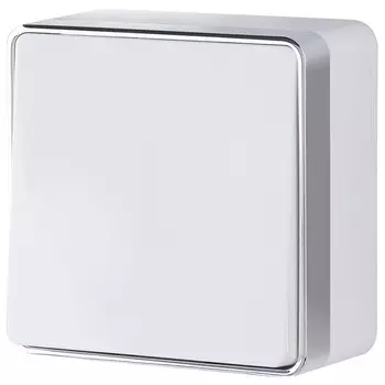 Выключатель накладной Werkel Gallant WL15-01-01 одноклавишный белый