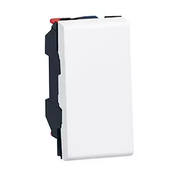 Выключатель встраиваемый LeGrand Mosaic 077000 одноклавишный белый